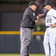 MLB Umpire Brian O’Nora is seen here in 2016, hopefully not giving Walt Weiss any advice.